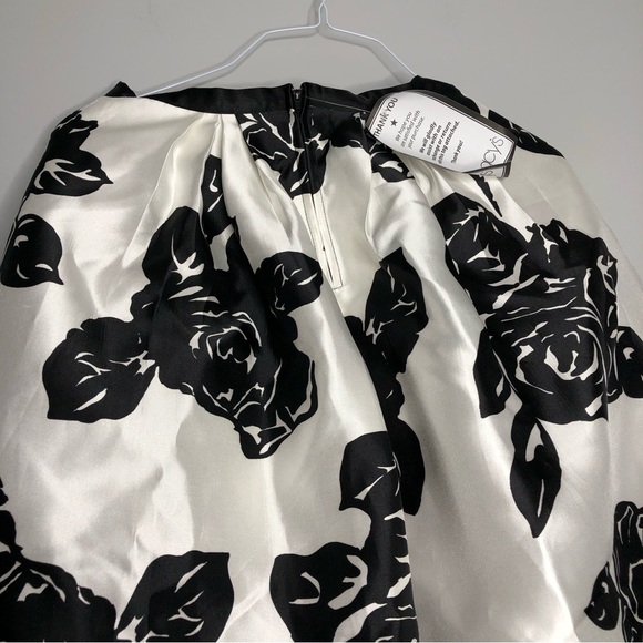 Teeze Me 2 piece Dress Hot pink Top high-low Floral A-line Skirt Set Prom Party - Picture 8 of 10